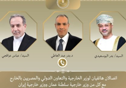 اتصال وزير الخارجية.. صورة رسمية من الوزارة