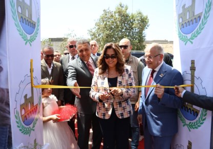 وزيرة التنمية المحلية ومحافظ القليوبية يفتتحان ثلاثة مراكز تكنولوجية جديدة بالقناطر الخيرية