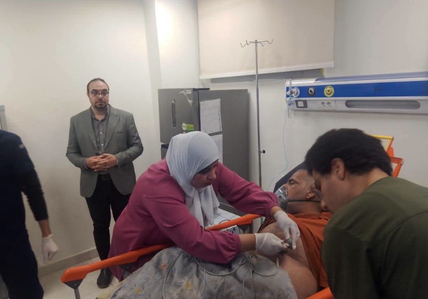 متابعة تشغيل الرنين المغناطيسي بمستشفى طوخ المركزي 