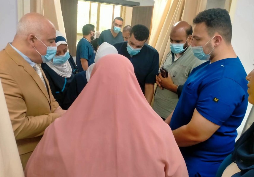 زيارة مفاجئة لوكيل وزارة الصحة بمستشفى صدر المرج