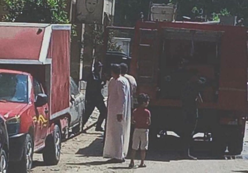 حريق بأحد محلات شبرا الخيمة 