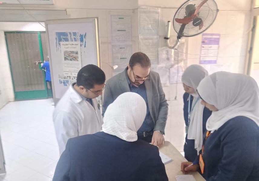 وكيل صحة القليوبية يتابع مستشفى حميات بنها