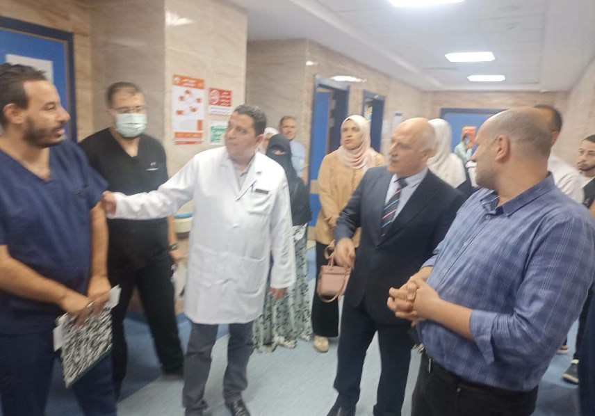 وكيل وزارة الصحة يتابع مستشفى شبين القناطر 